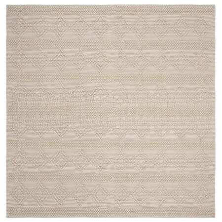 Safavieh 9 x 9 ft. Natura Hand Loomed Square Area Rug, Ivory NAT102C-9SQ